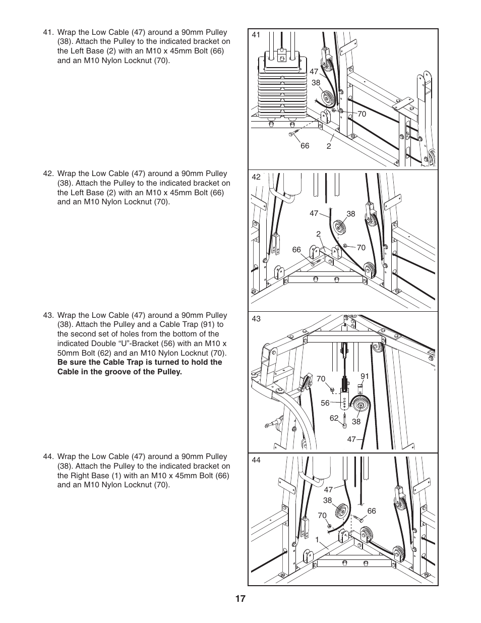 Weider 831.159822 User Manual | Page 17 / 32