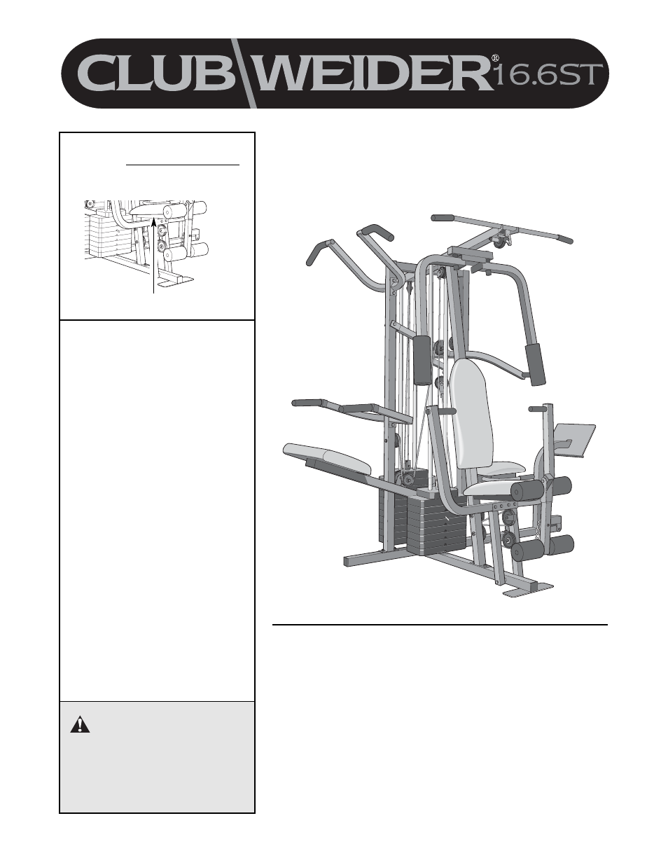 Weider WESY49202 User Manual | 33 pages
