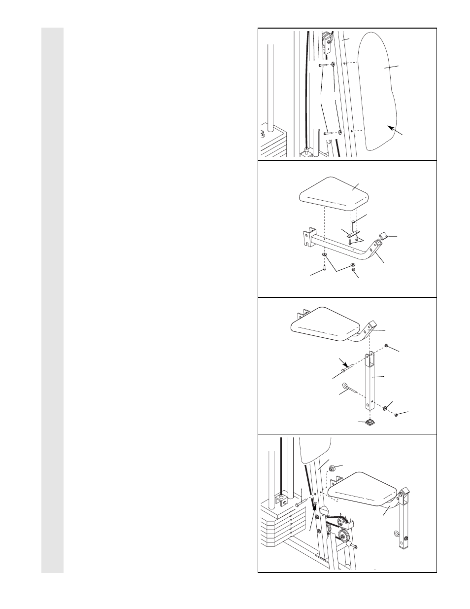 Sea t assembl y | Weider WESY49202 User Manual | Page 20 / 33