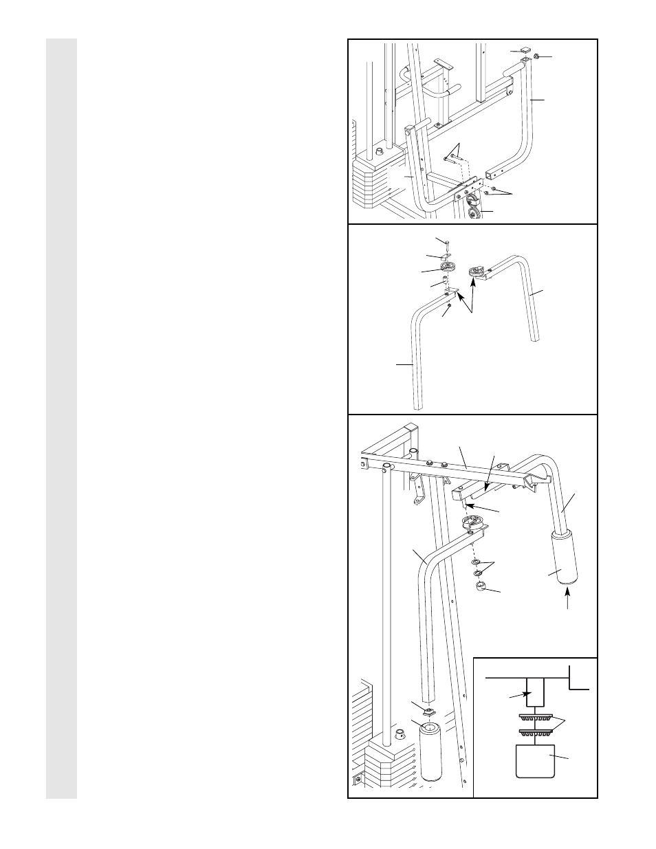 Arm assembl y | Weider WESY49202 User Manual | Page 9 / 33