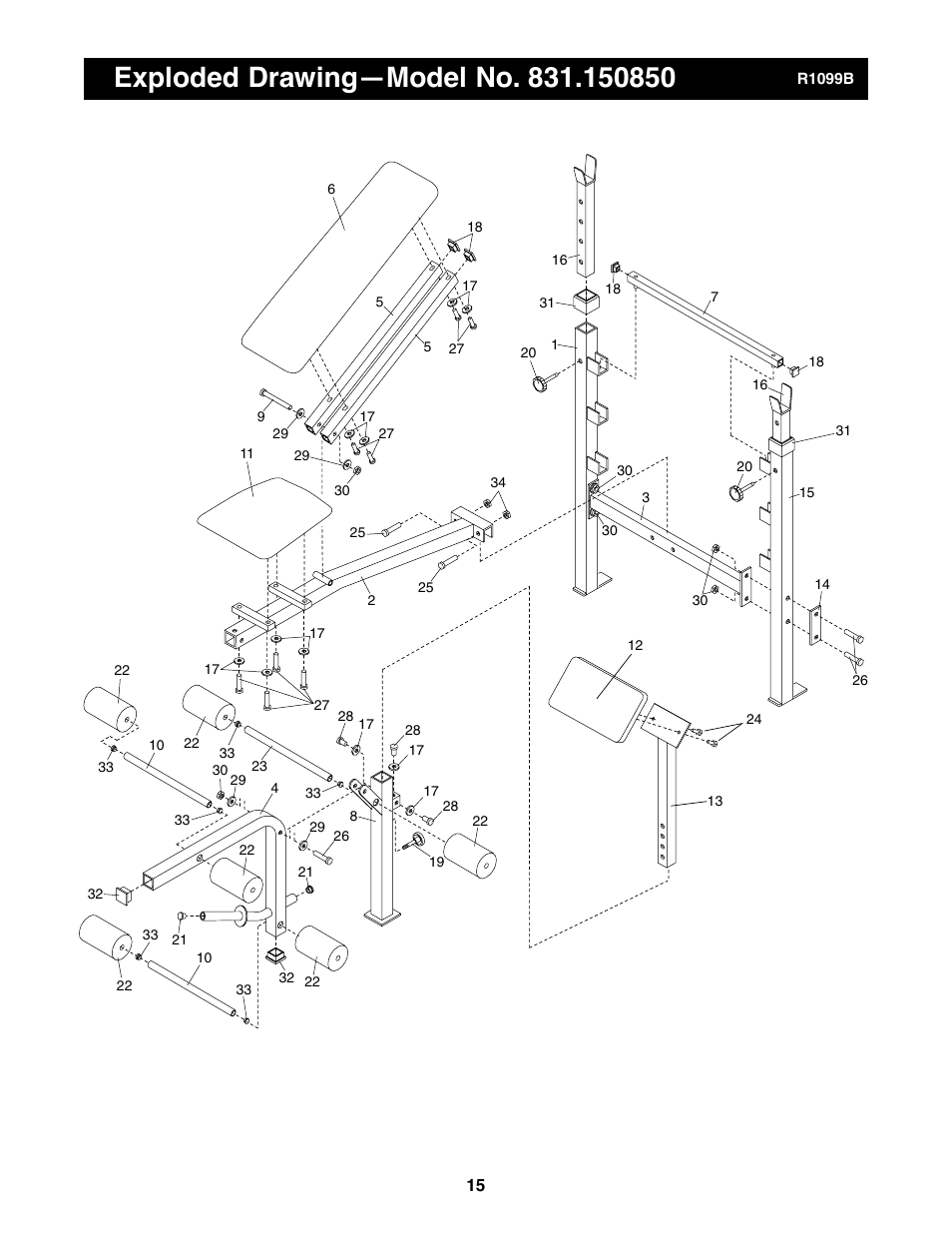 Weider 831.150850 User Manual | Page 15 / 16