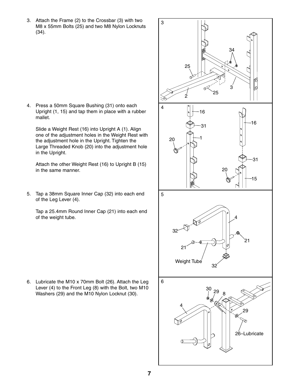 Weider 831.150850 User Manual | Page 7 / 16