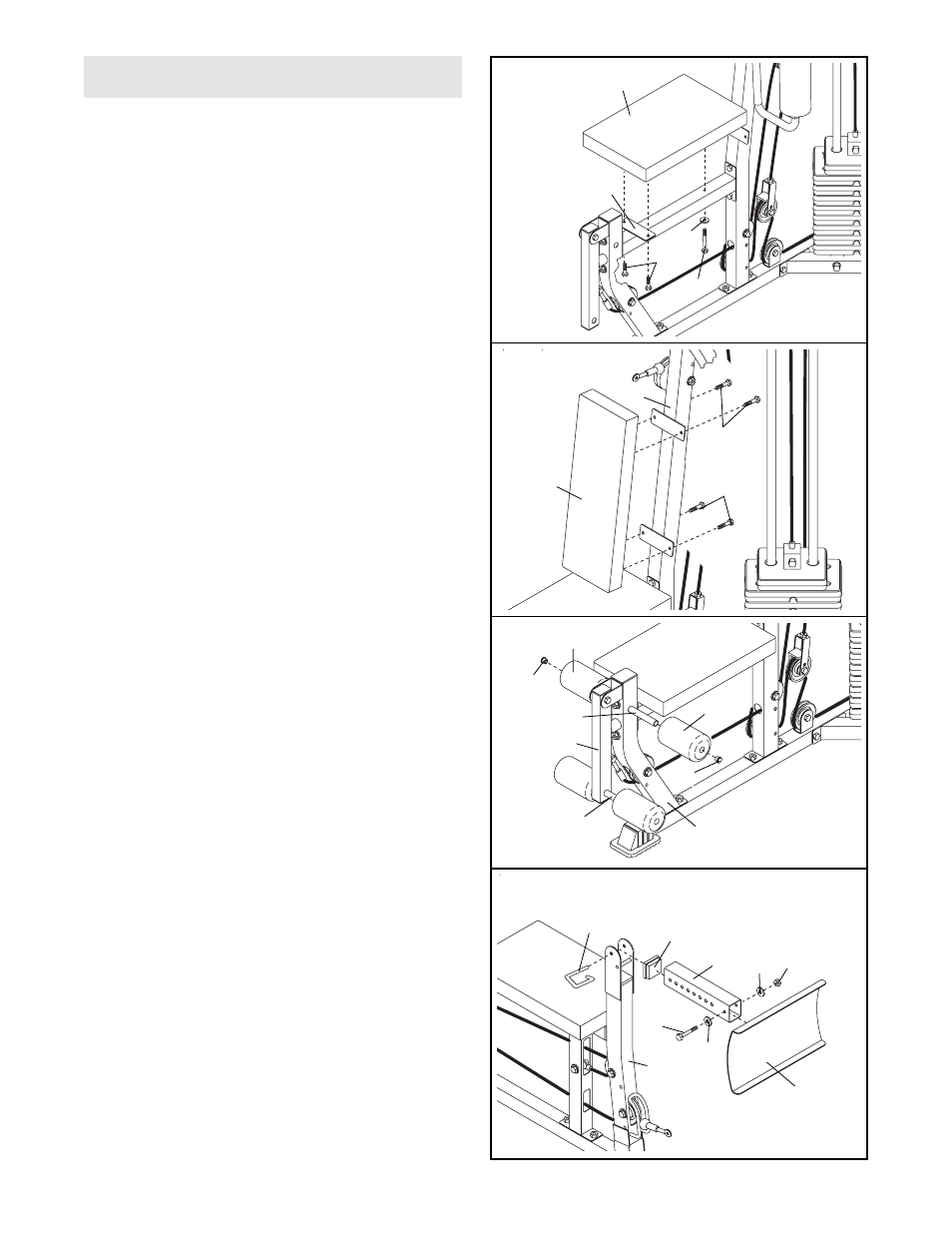 Seat assembly | Weider 831.159823 User Manual | Page 19 / 32