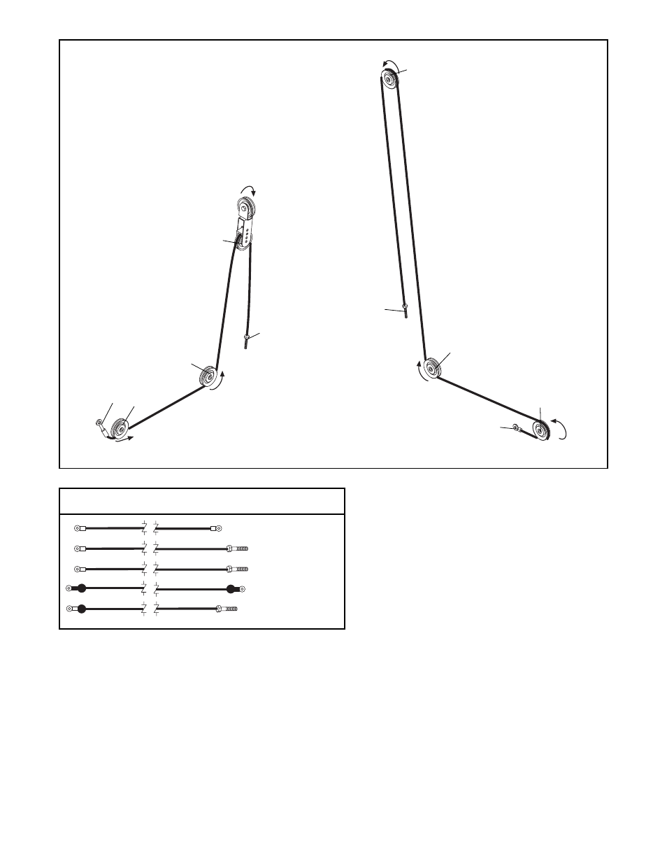 Cable id chart | Weider 831.159823 User Manual | Page 25 / 32