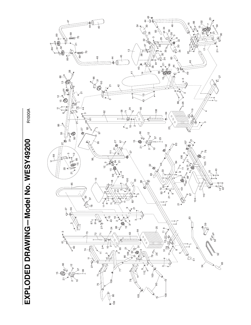 R1000a | Weider WESY49200 User Manual | Page 32 / 33