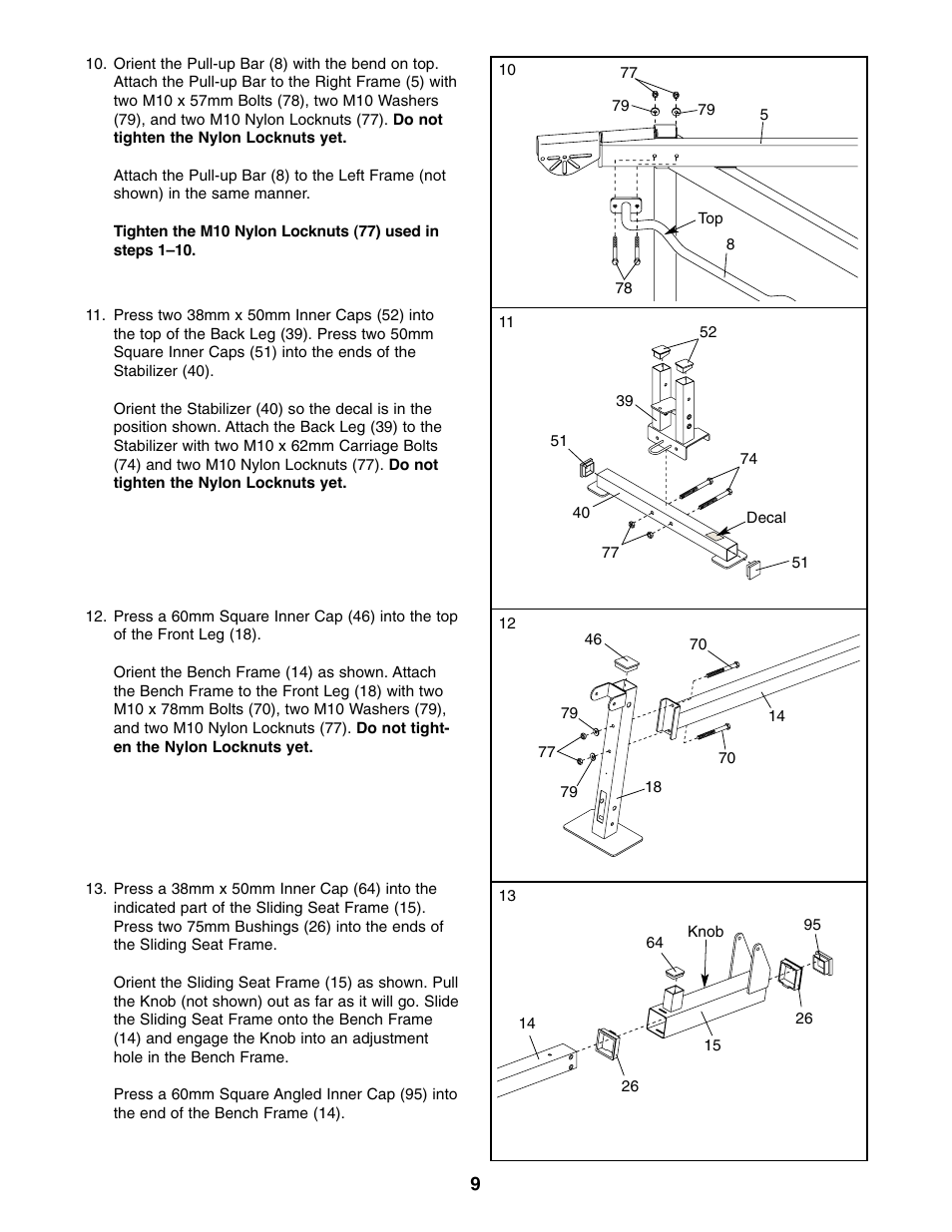 Weider PRO 575 User Manual | Page 9 / 26