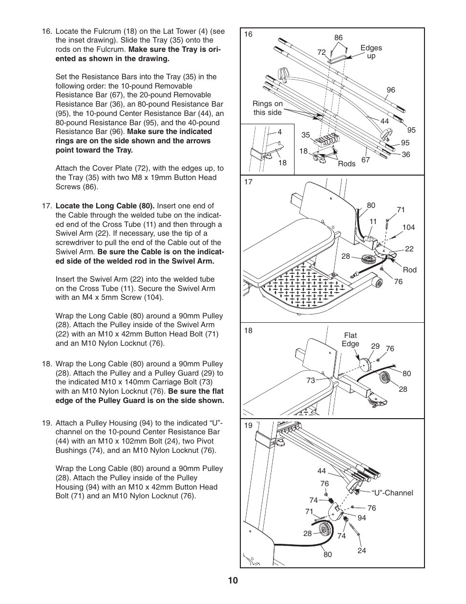 Weider WESY5983.5 User Manual | Page 10 / 24