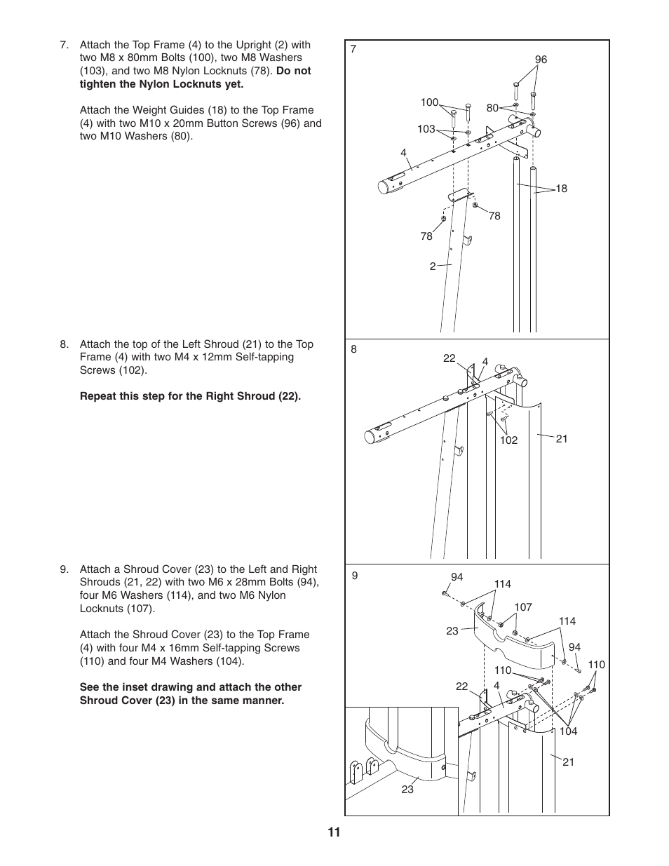 Weider WESY2916.1 User Manual | Page 11 / 36