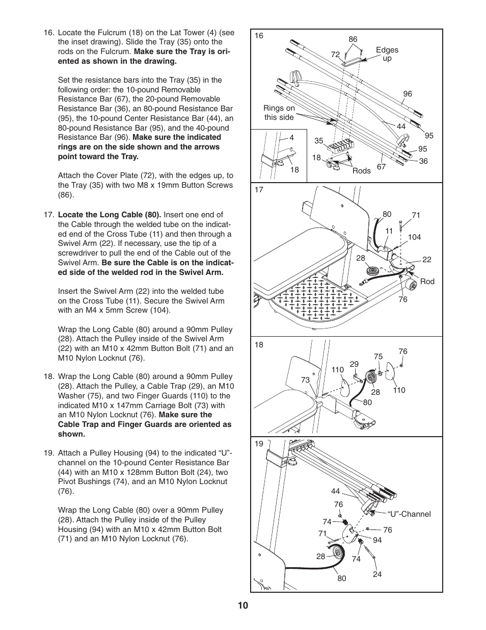 Weider WESY5984.1 User Manual | Page 10 / 24