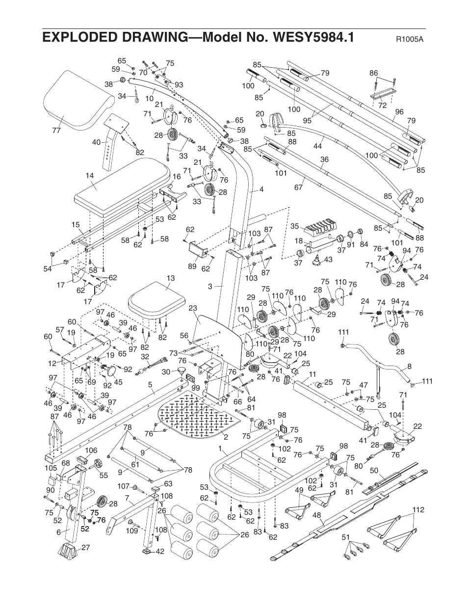 Weider WESY5984.1 User Manual | Page 23 / 24
