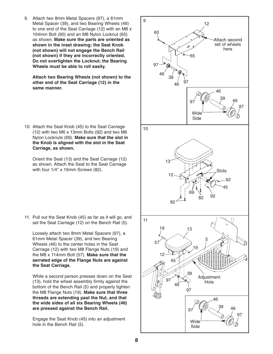 Weider WESY5984.1 User Manual | Page 8 / 24