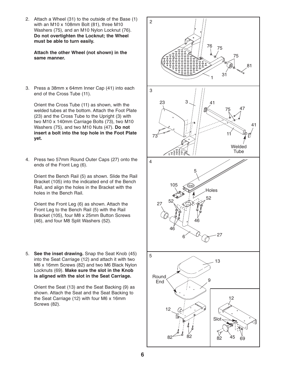 Weider WESY5983.3 User Manual | Page 6 / 24
