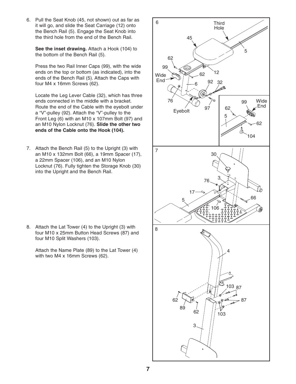 Weider WESY5983.3 User Manual | Page 7 / 24