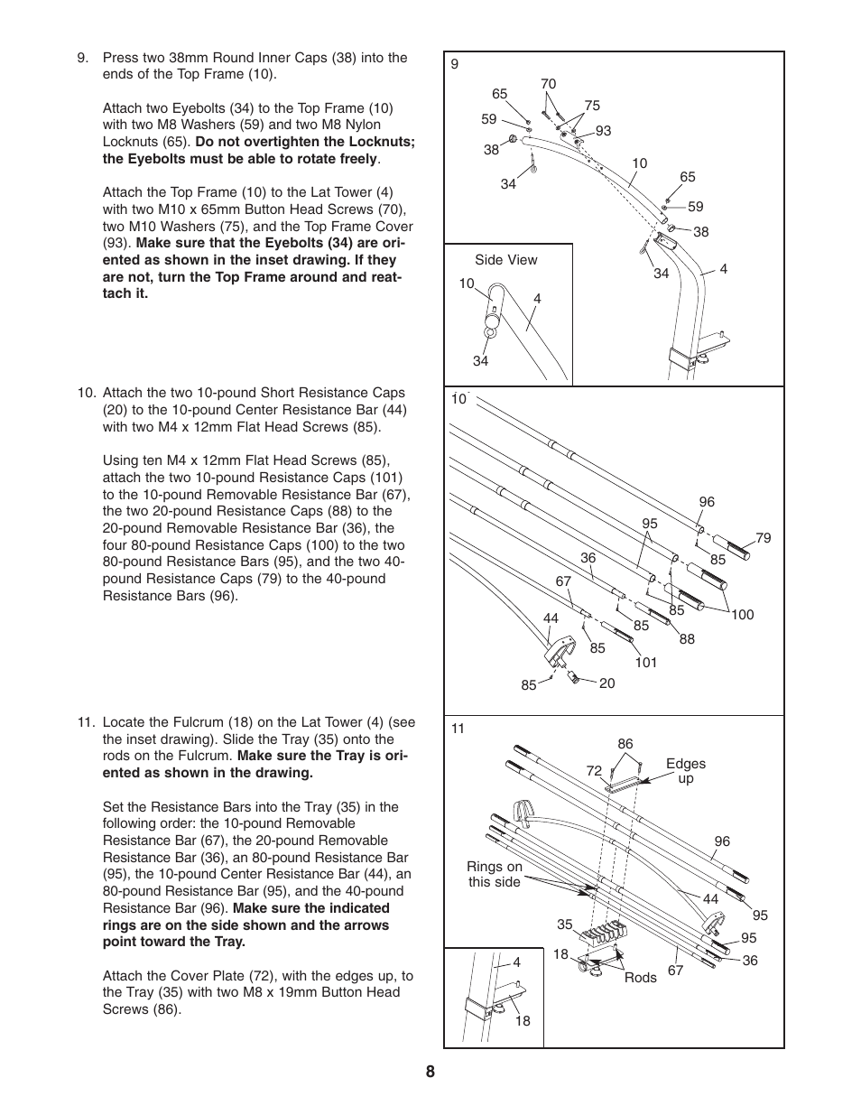 Weider WESY5983.3 User Manual | Page 8 / 24