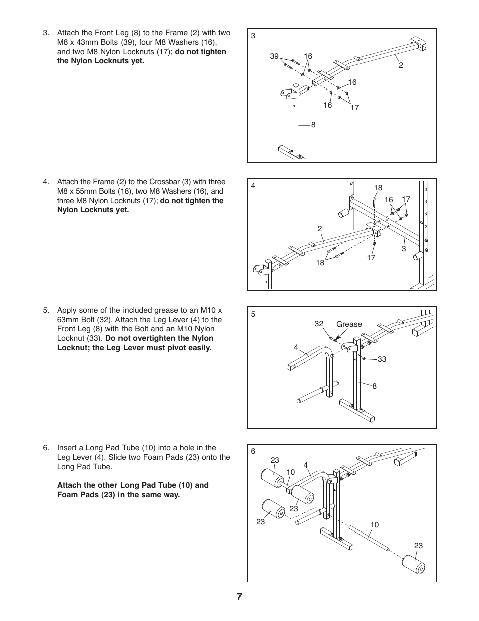 Weider 831.15791.3 User Manual | Page 7 / 16