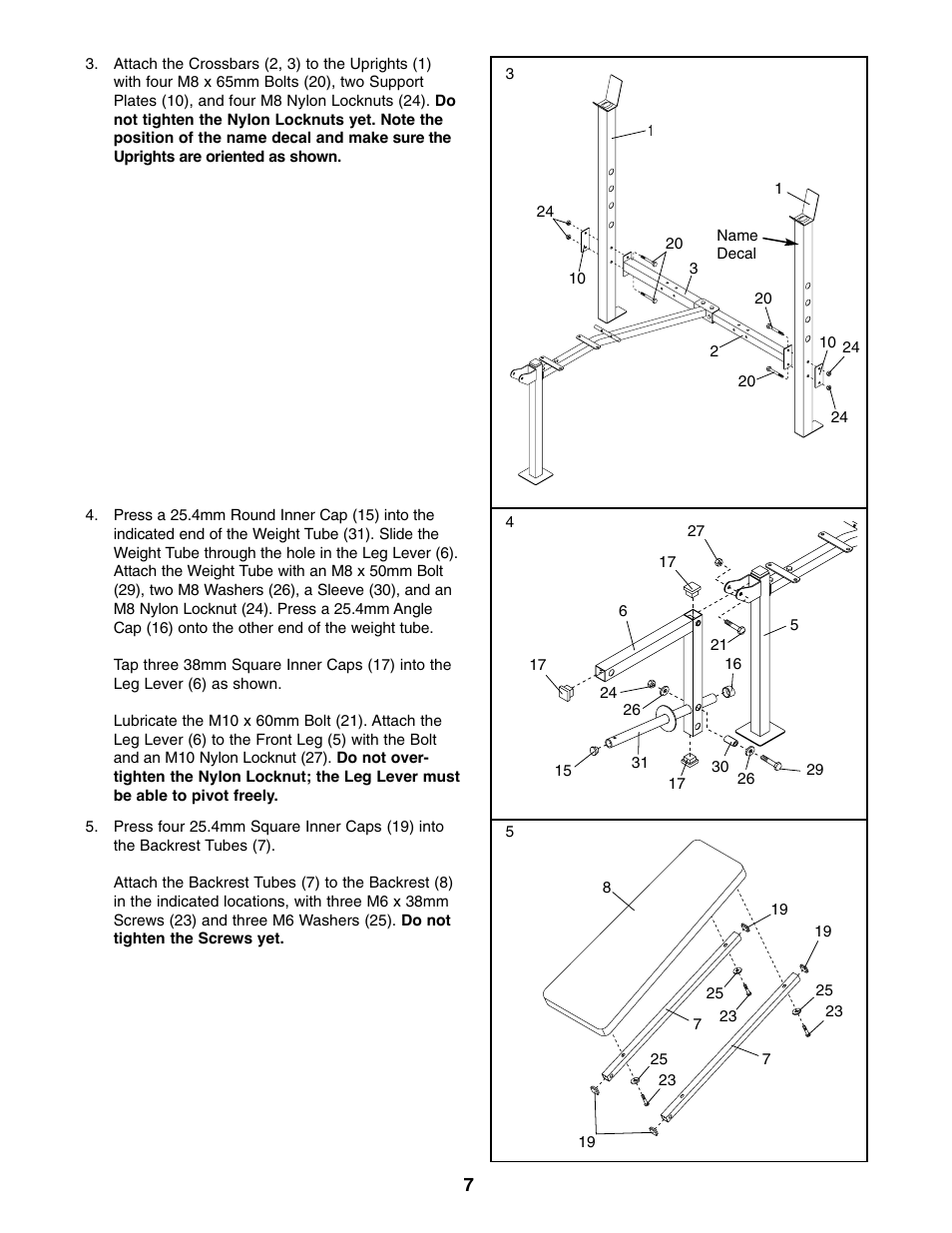 Weider 831.150721 User Manual | Page 7 / 16