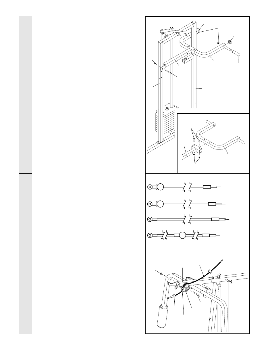 Arm assembl y cable assembl y | Weider WESY96400 User Manual | Page 11 / 34