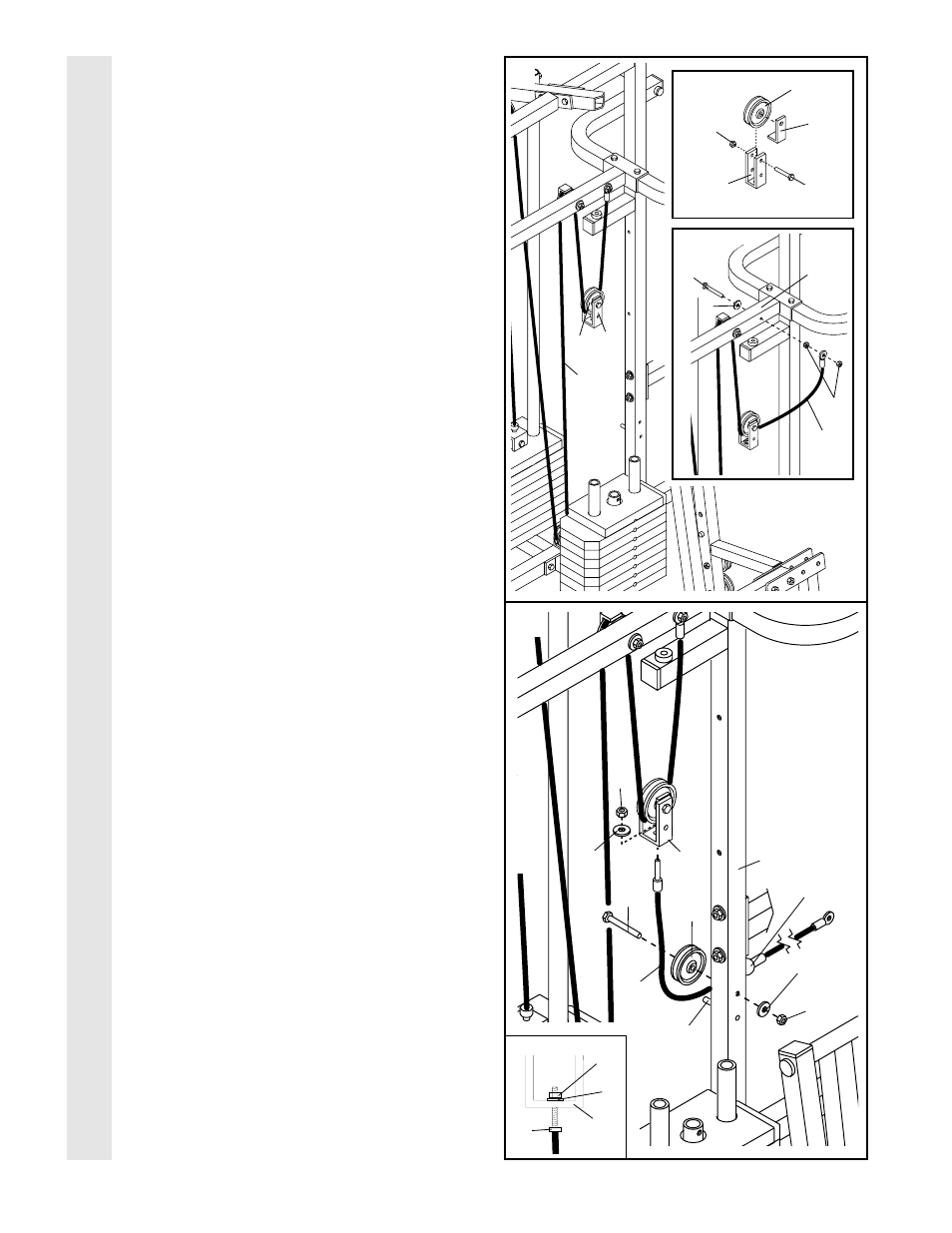 Cable assembl y | Weider WESY96400 User Manual | Page 17 / 34