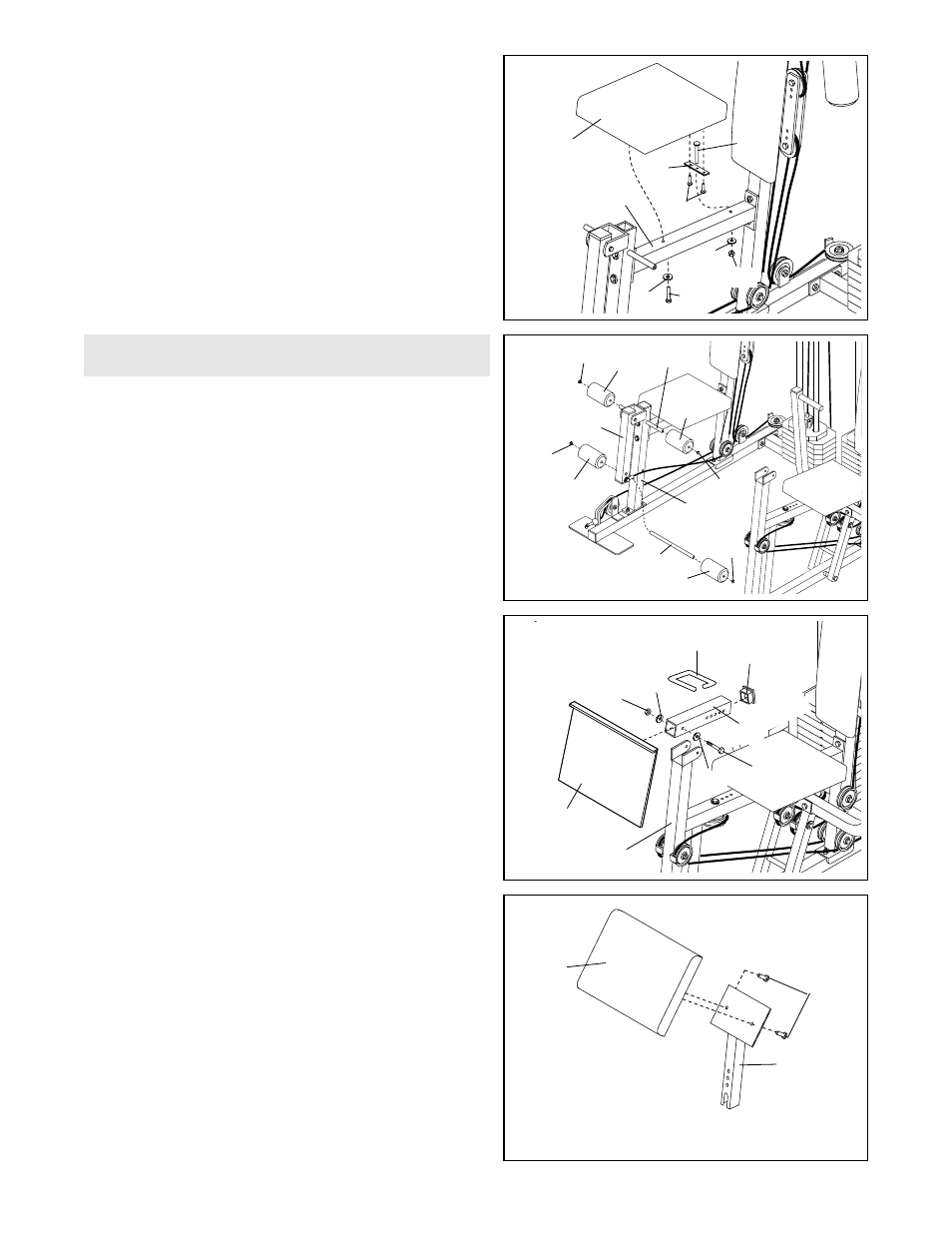 Miscellaneous assembly | Weider 831.159730 User Manual | Page 21 / 32