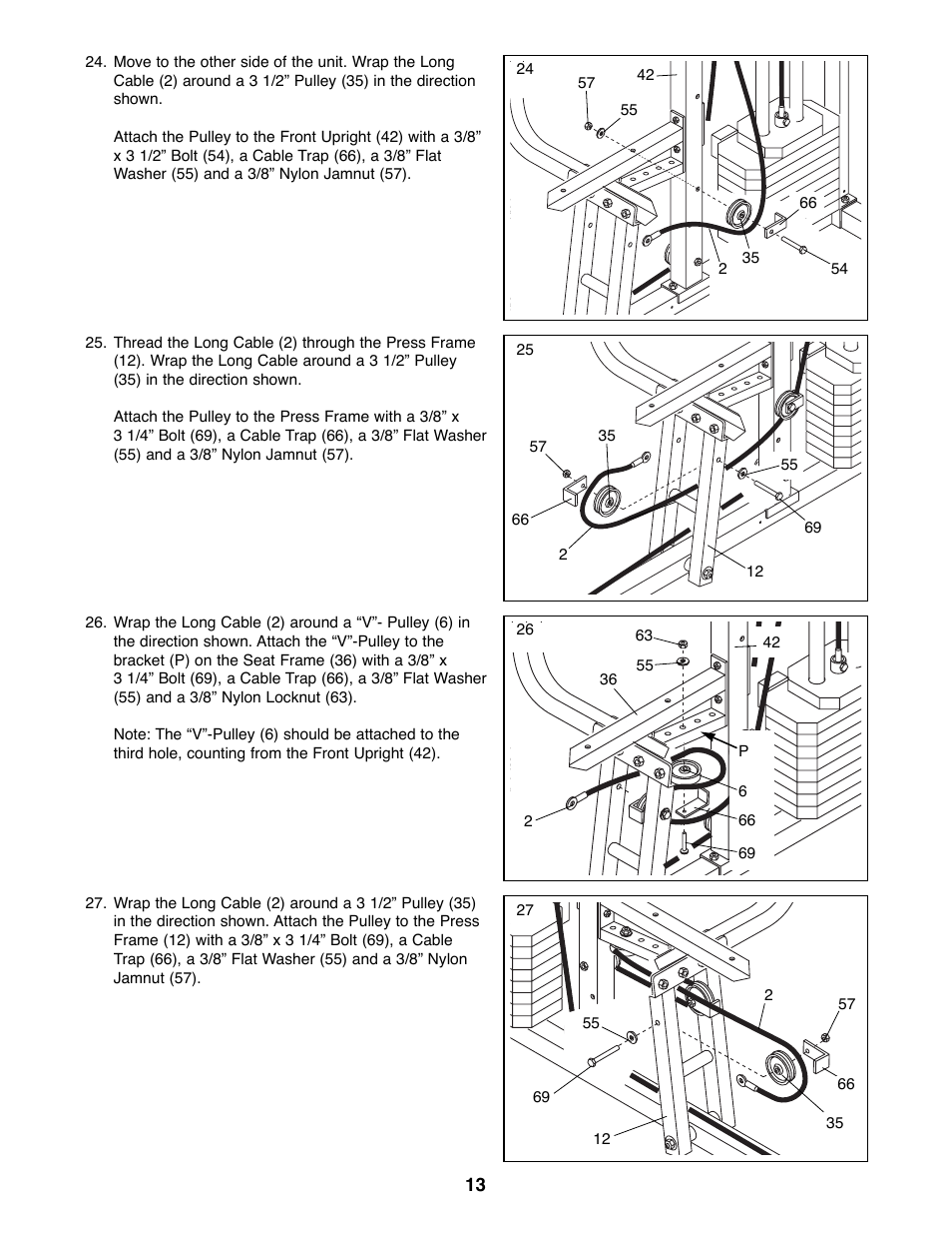 Weider WESY81081 User Manual | Page 13 / 25