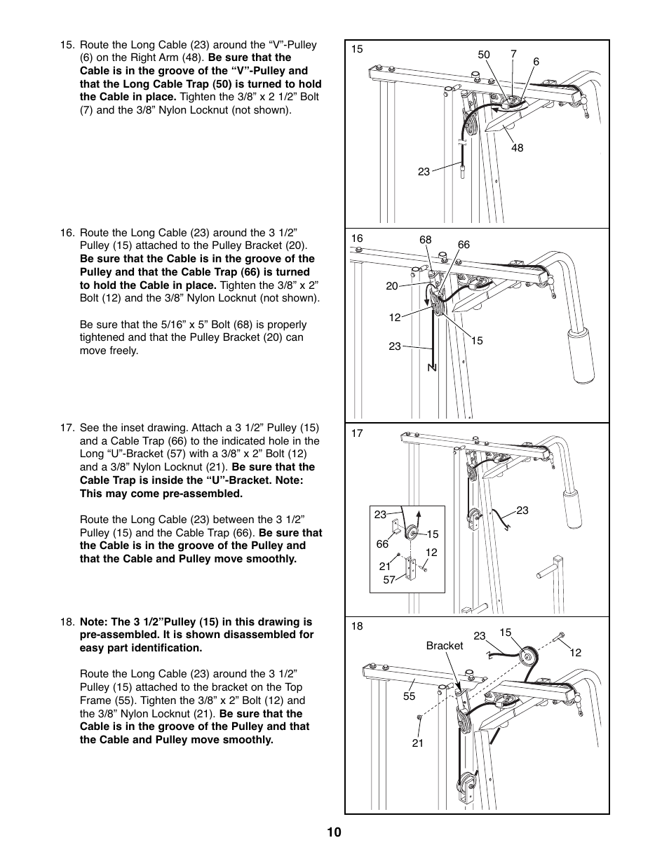 Weider WESY19510 User Manual | Page 10 / 28