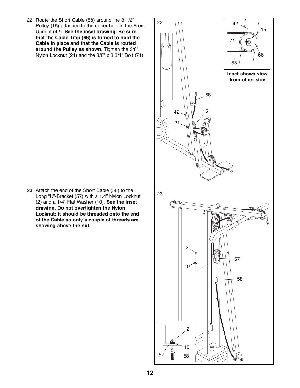 Weider WESY19510 User Manual | Page 12 / 28