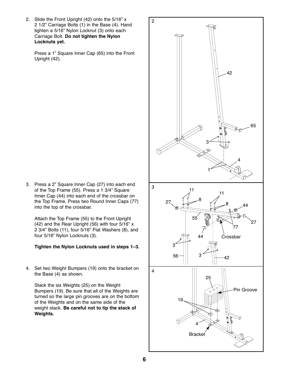 Weider WESY19510 User Manual | Page 6 / 28