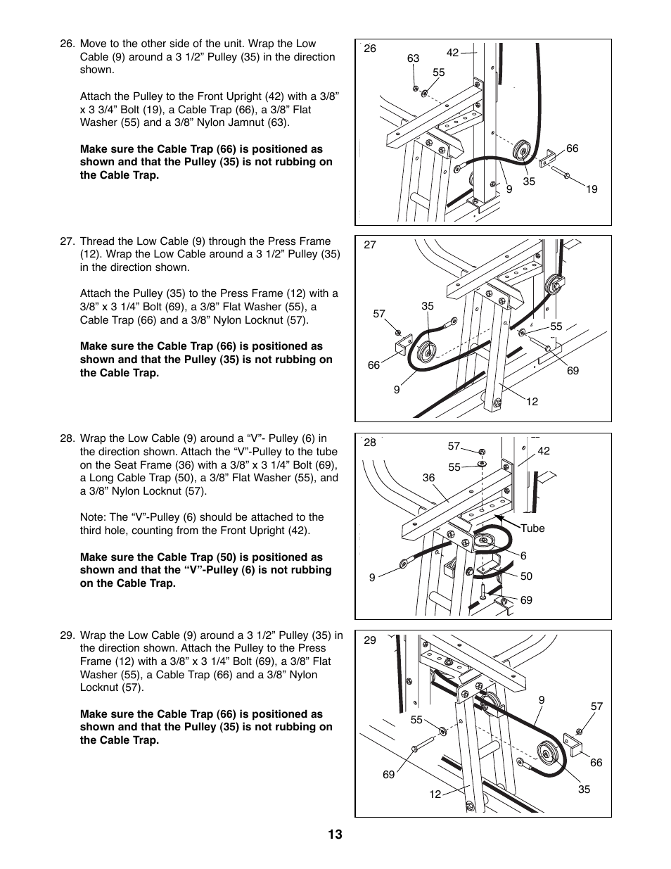 Weider WESY92190 User Manual | Page 13 / 28