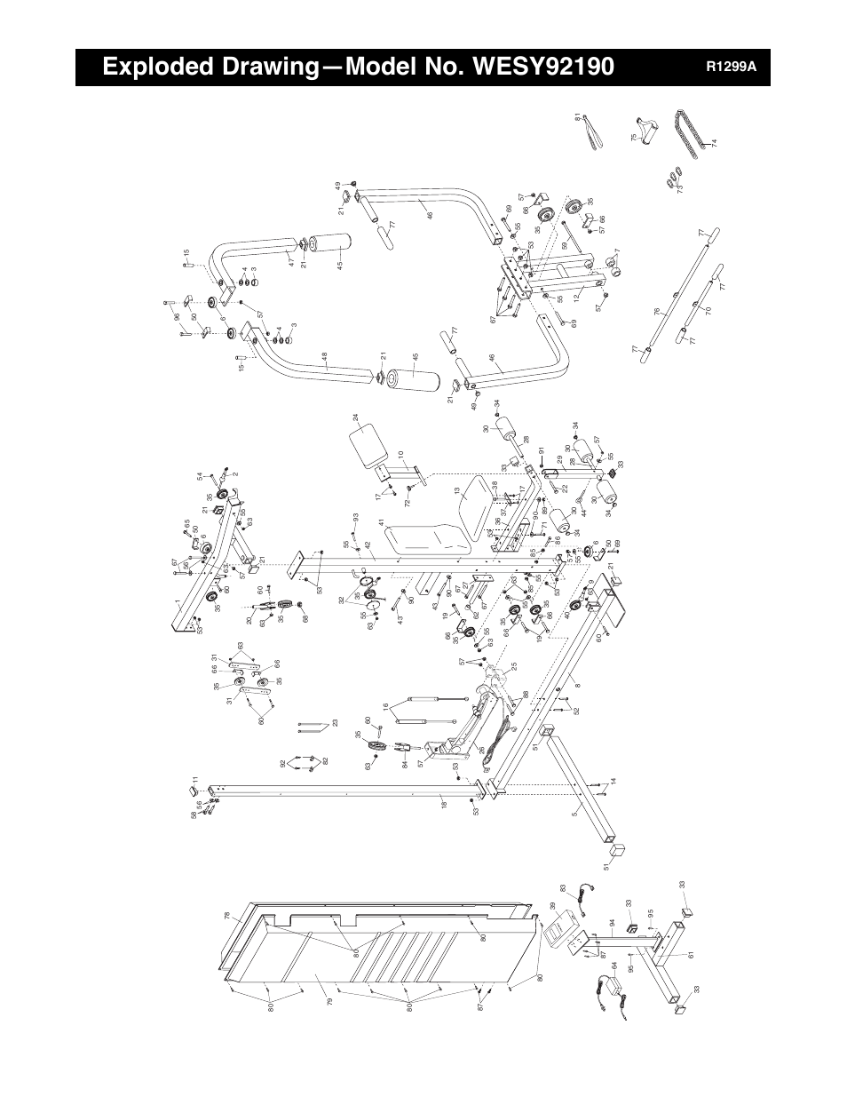 R1299a | Weider WESY92190 User Manual | Page 27 / 28