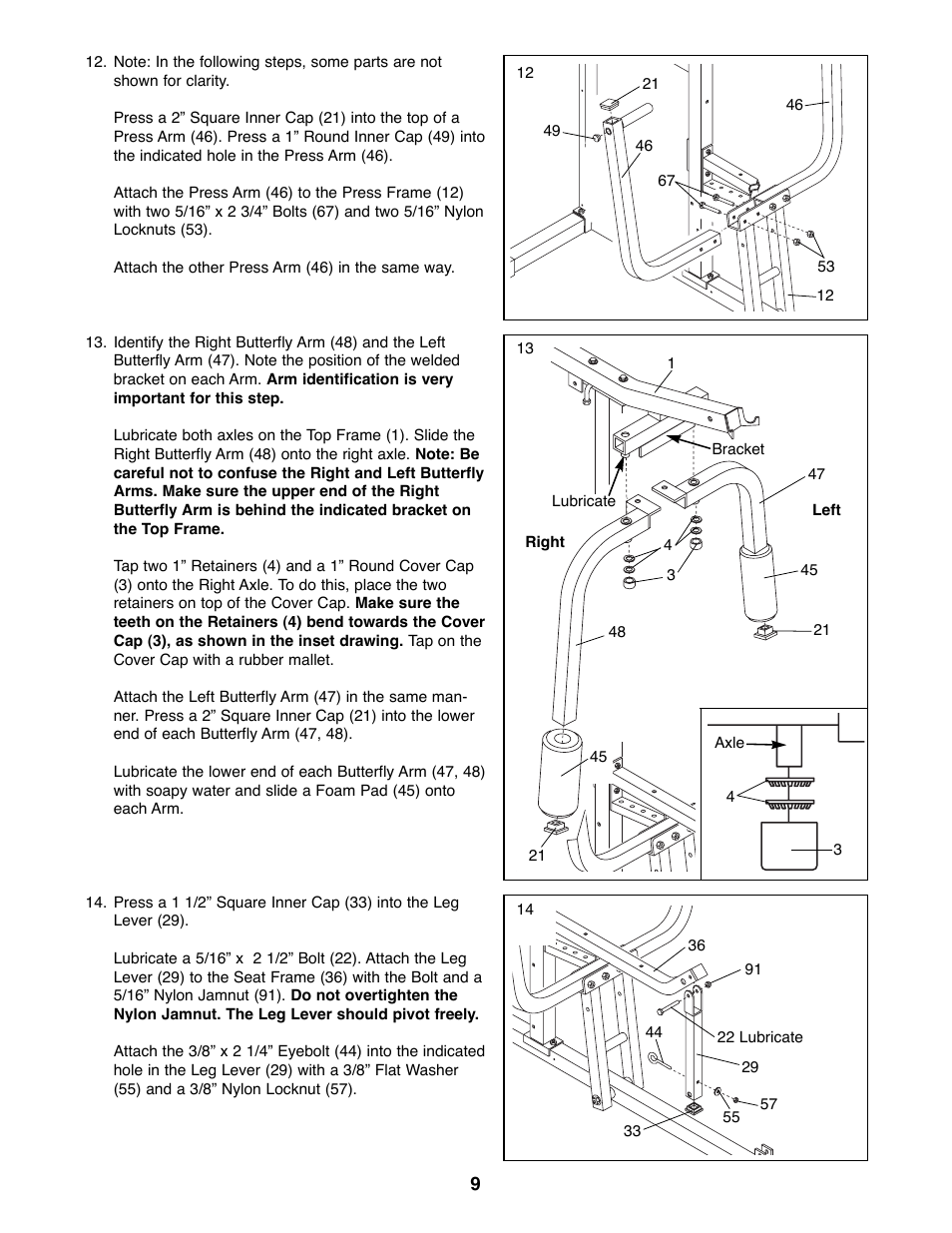 Weider WESY92190 User Manual | Page 9 / 28