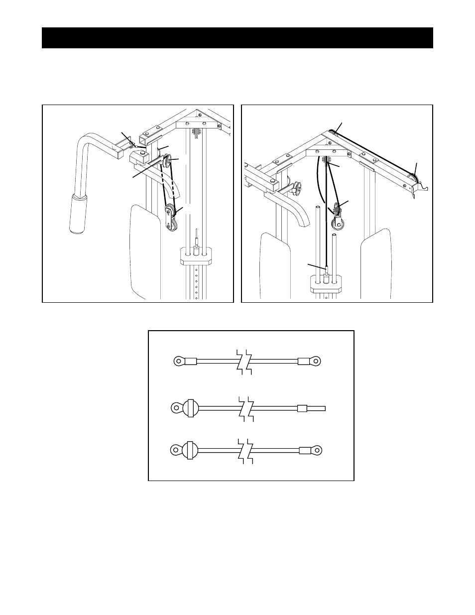 Cable diagrams | Weider 831.159720 User Manual | Page 19 / 28