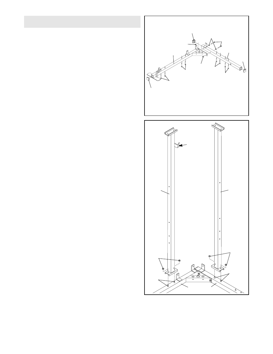 Frame assembly | Weider 831.159720 User Manual | Page 6 / 28