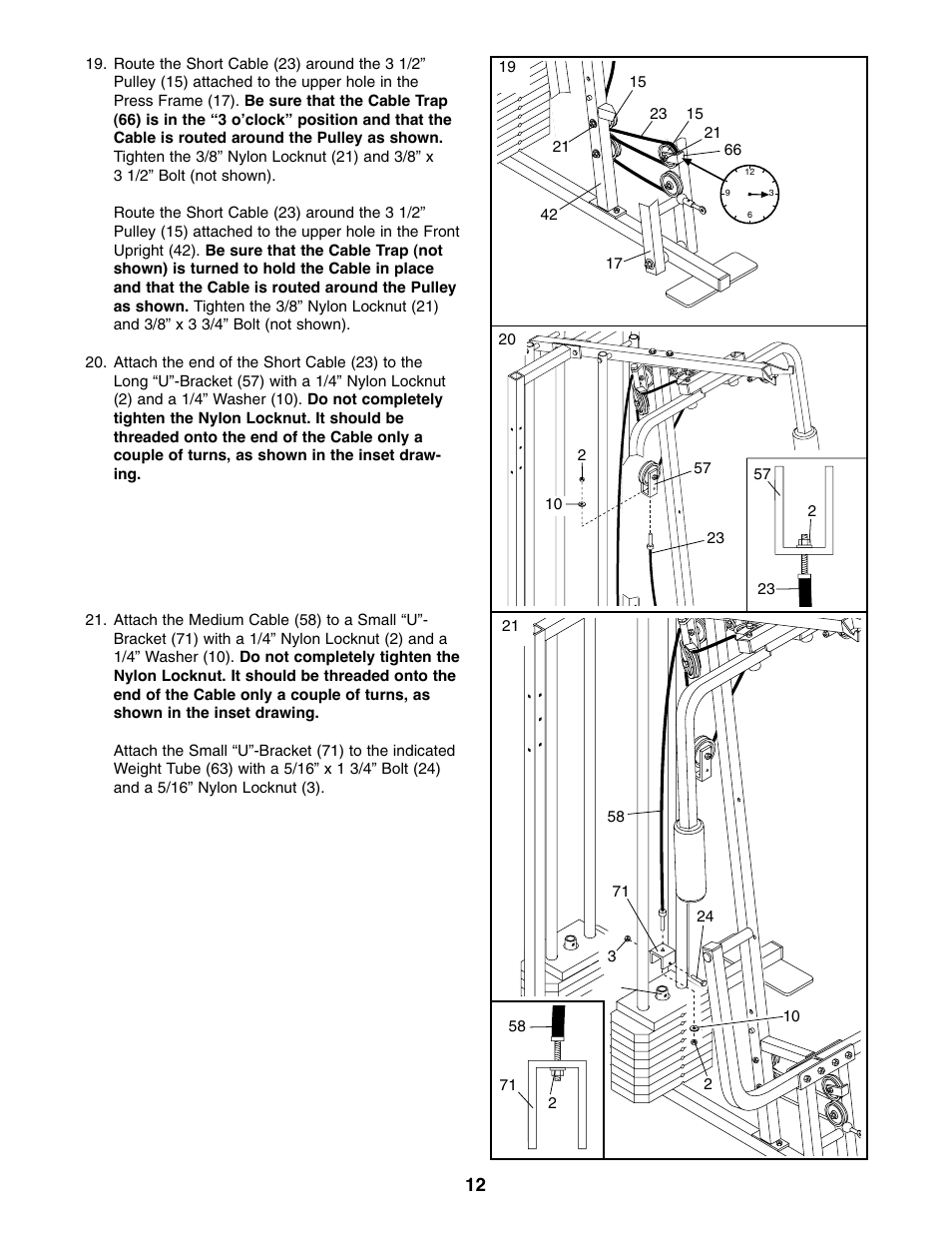 Weider WESY85310 User Manual | Page 12 / 27