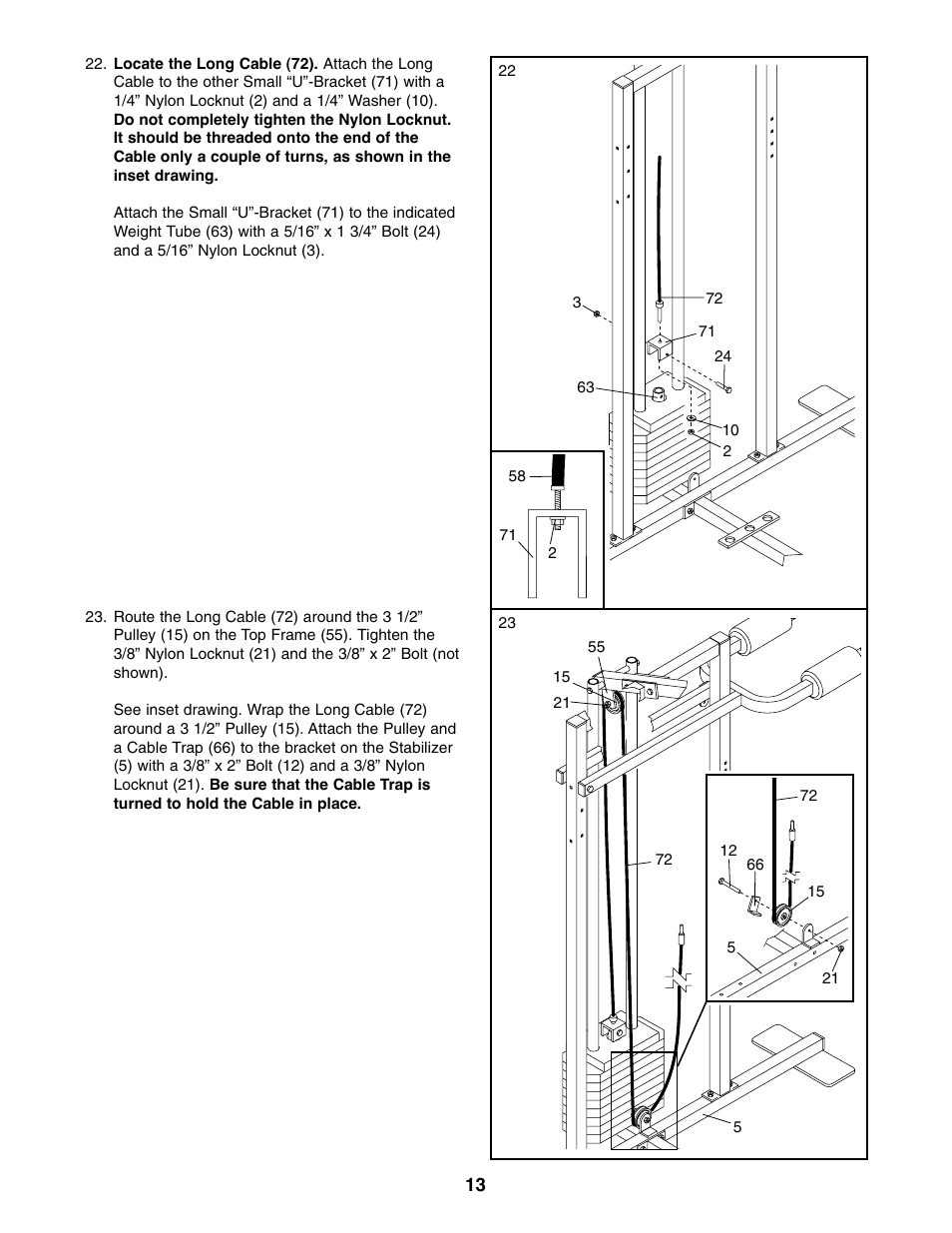Weider WESY85310 User Manual | Page 13 / 27