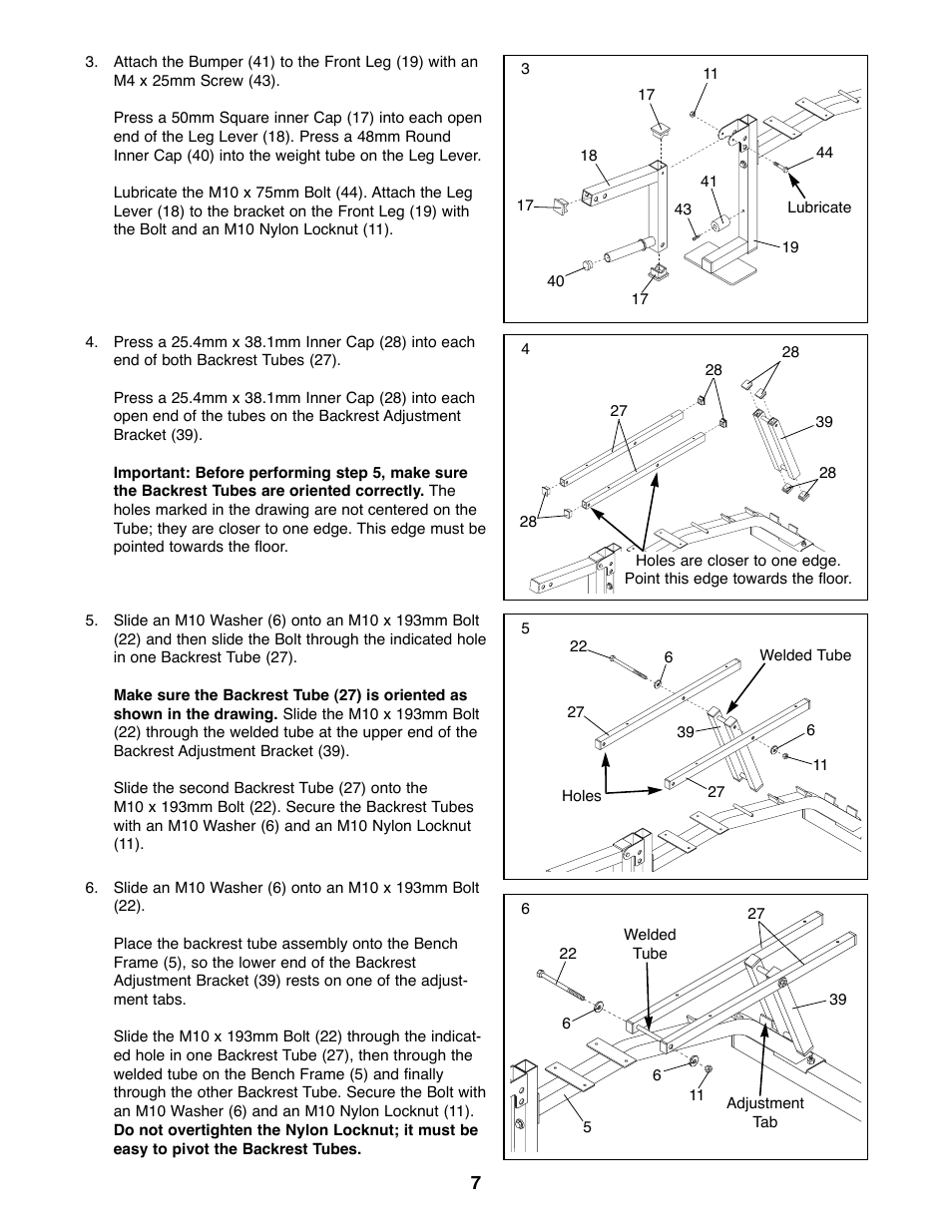 Weider WEBE63990 User Manual | Page 7 / 19