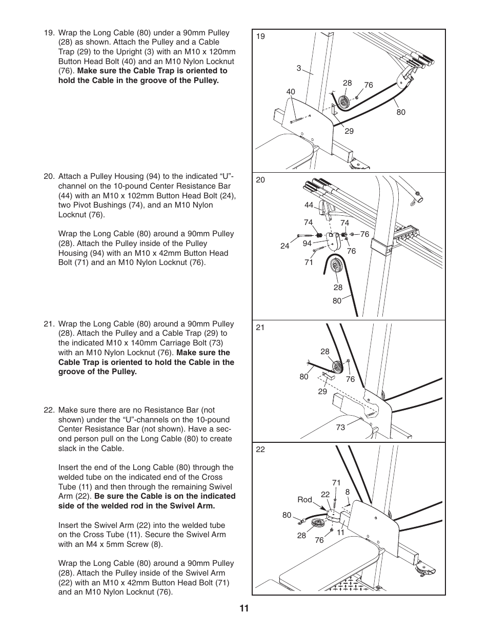 Weider XP400 831.15392.2 User Manual | Page 11 / 24