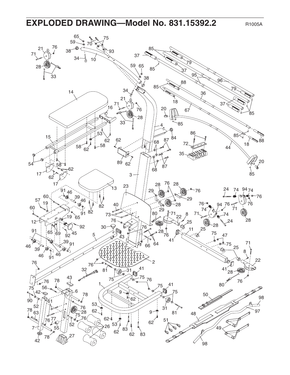 Weider XP400 831.15392.2 User Manual | Page 23 / 24