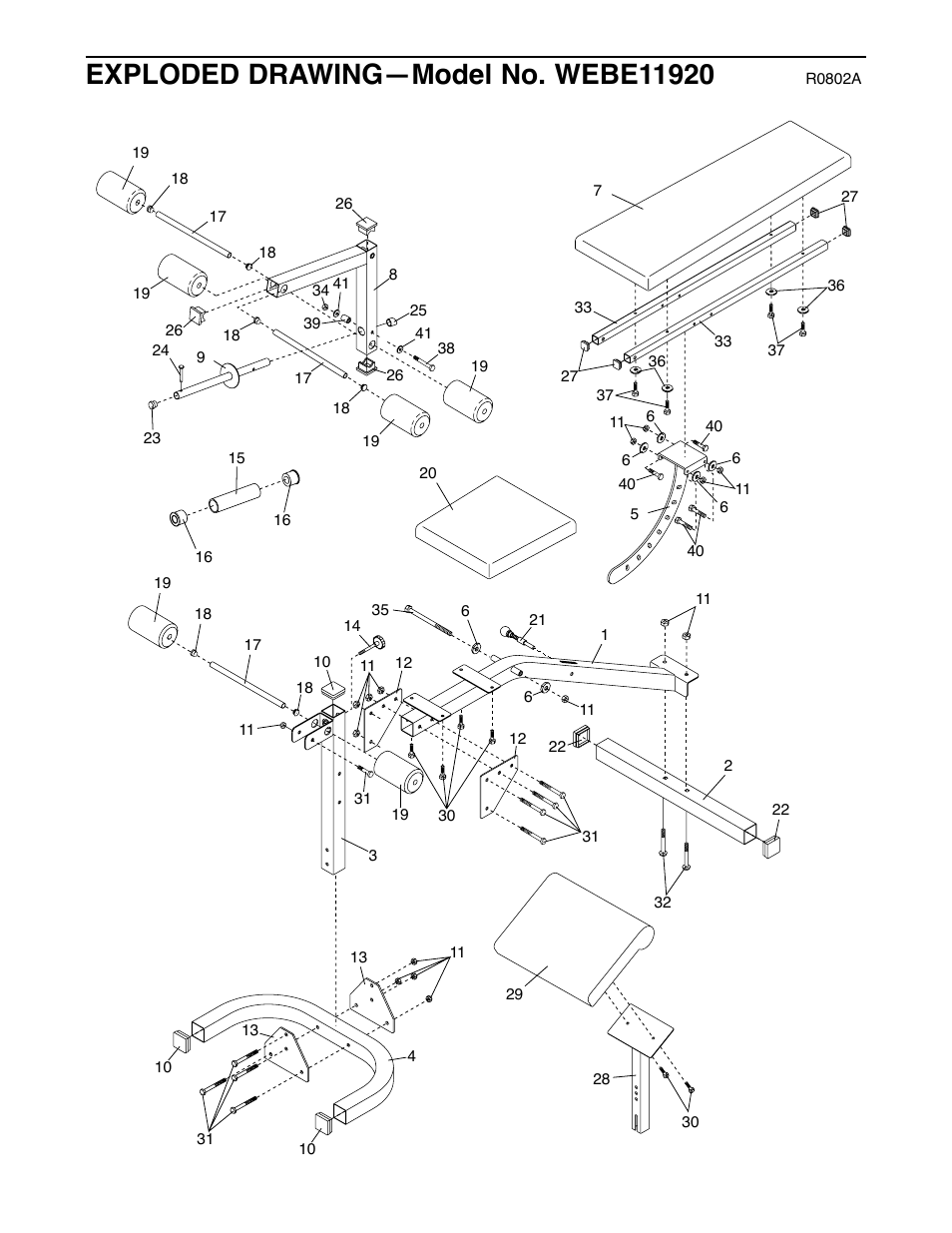 Weider WEBE11920 User Manual | Page 15 / 16