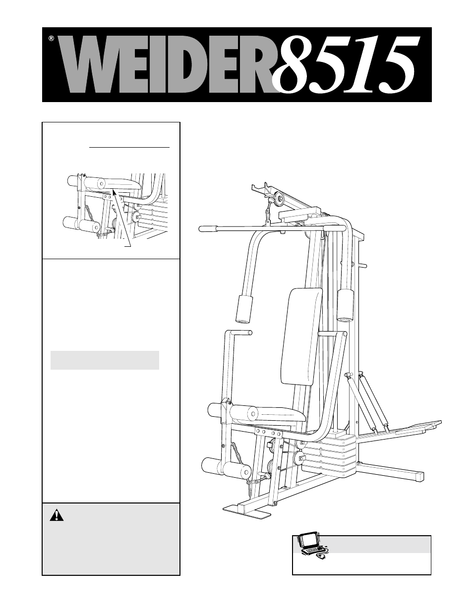 Weider WEEVSY87210 User Manual | 30 pages