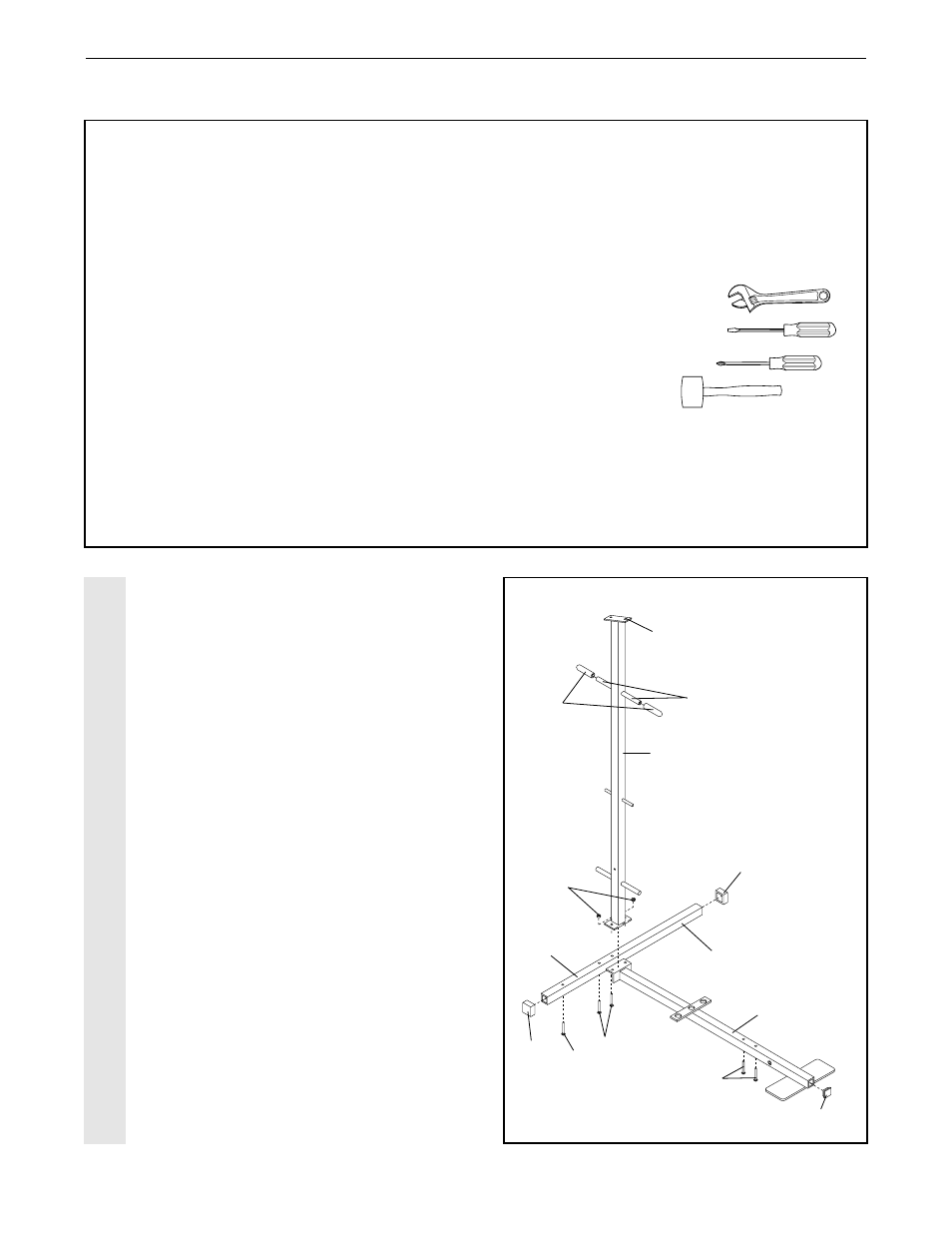 Assembly, Frame assembl y | Weider WEEVSY87210 User Manual | Page 5 / 30