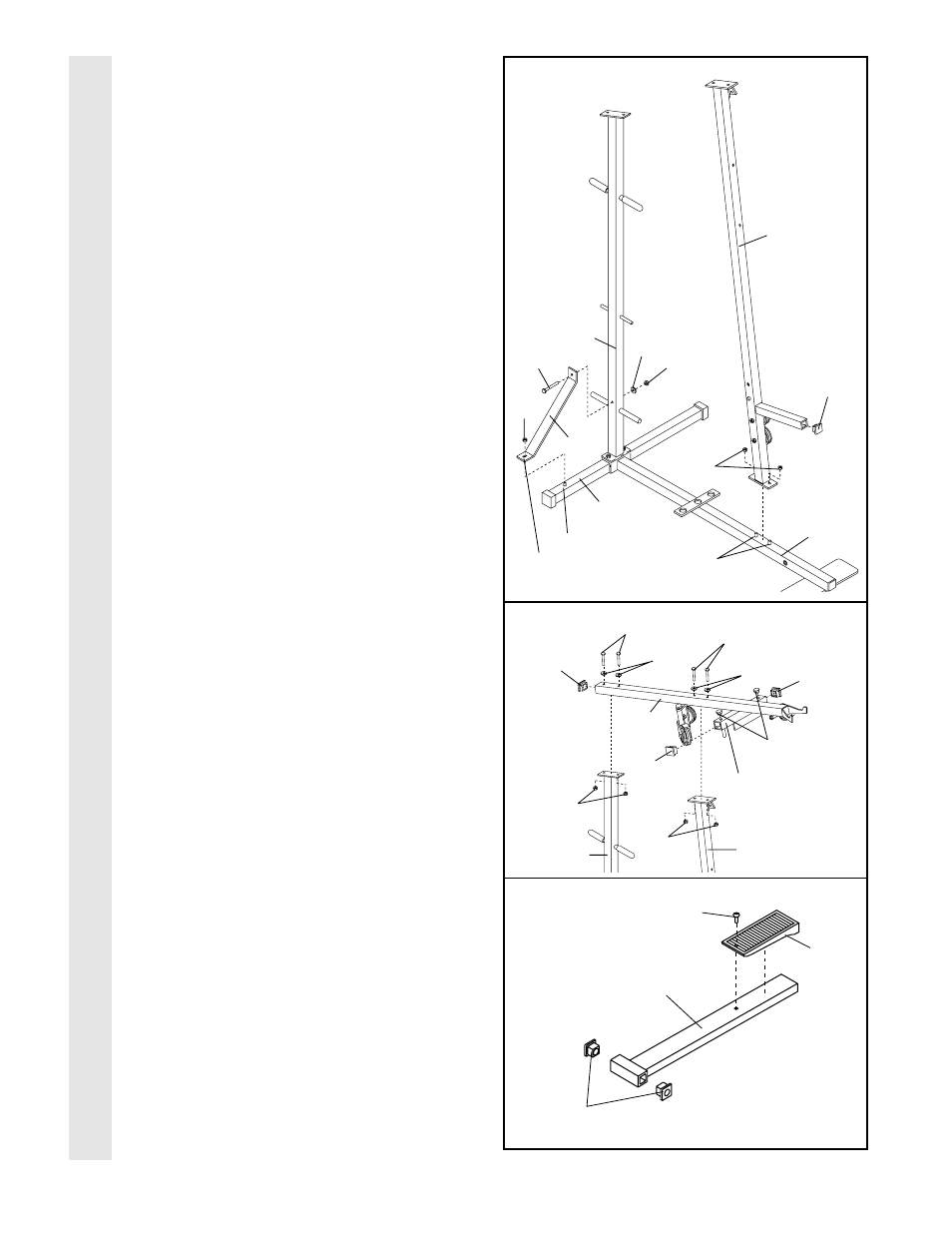 Frame assembl y | Weider WEEVSY87210 User Manual | Page 6 / 30