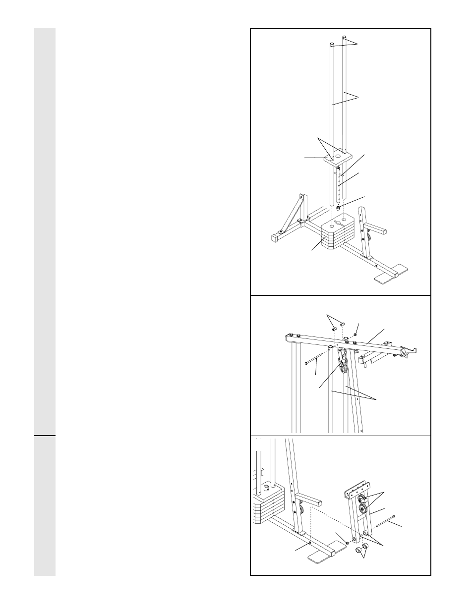 Frame assembl y arm assembl y | Weider WEEVSY87210 User Manual | Page 8 / 30