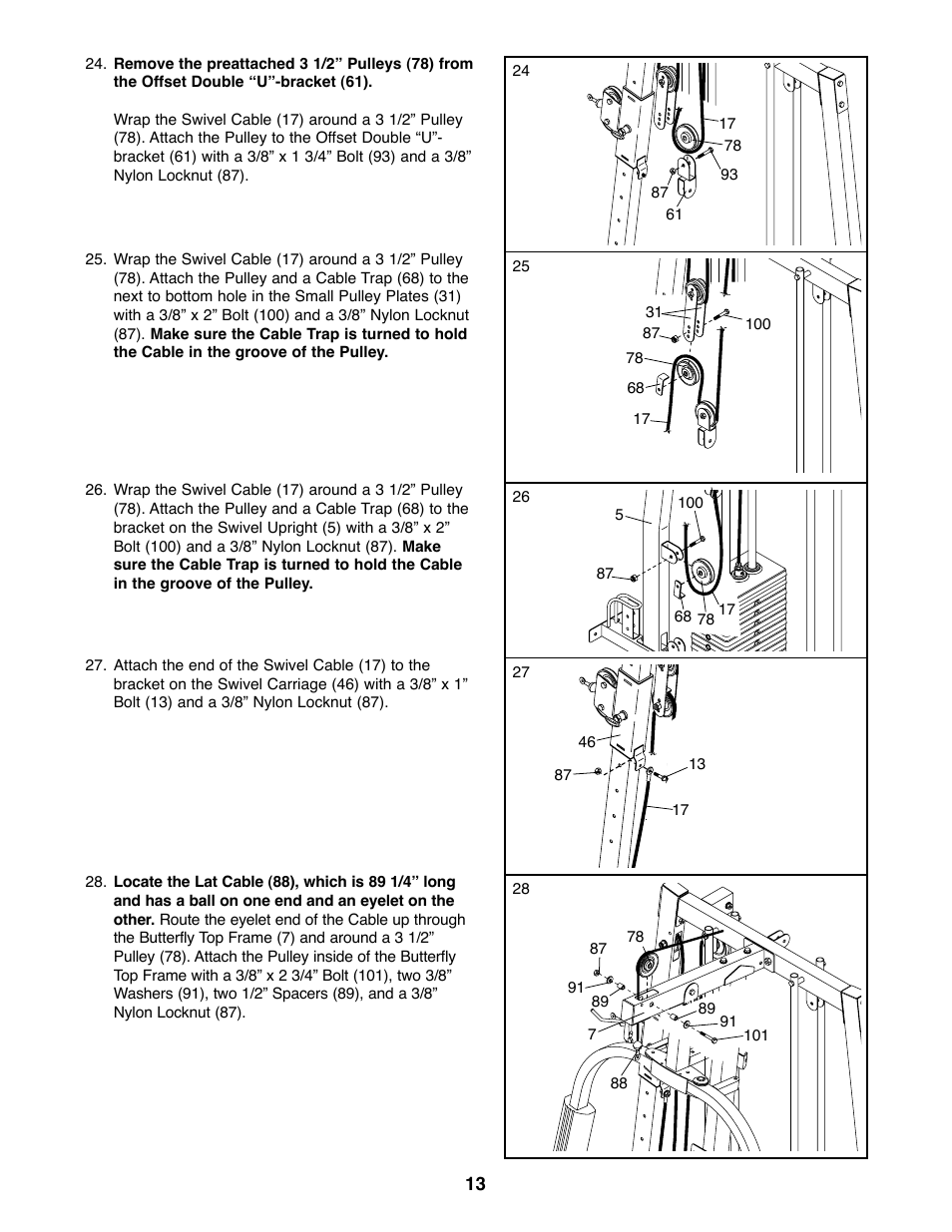 Weider 831.153930f User Manual | Page 13 / 35