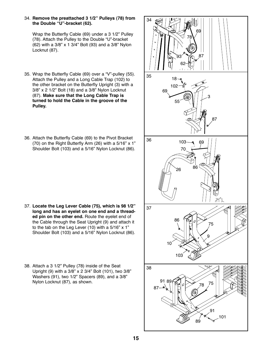 Weider 831.153930f User Manual | Page 15 / 35