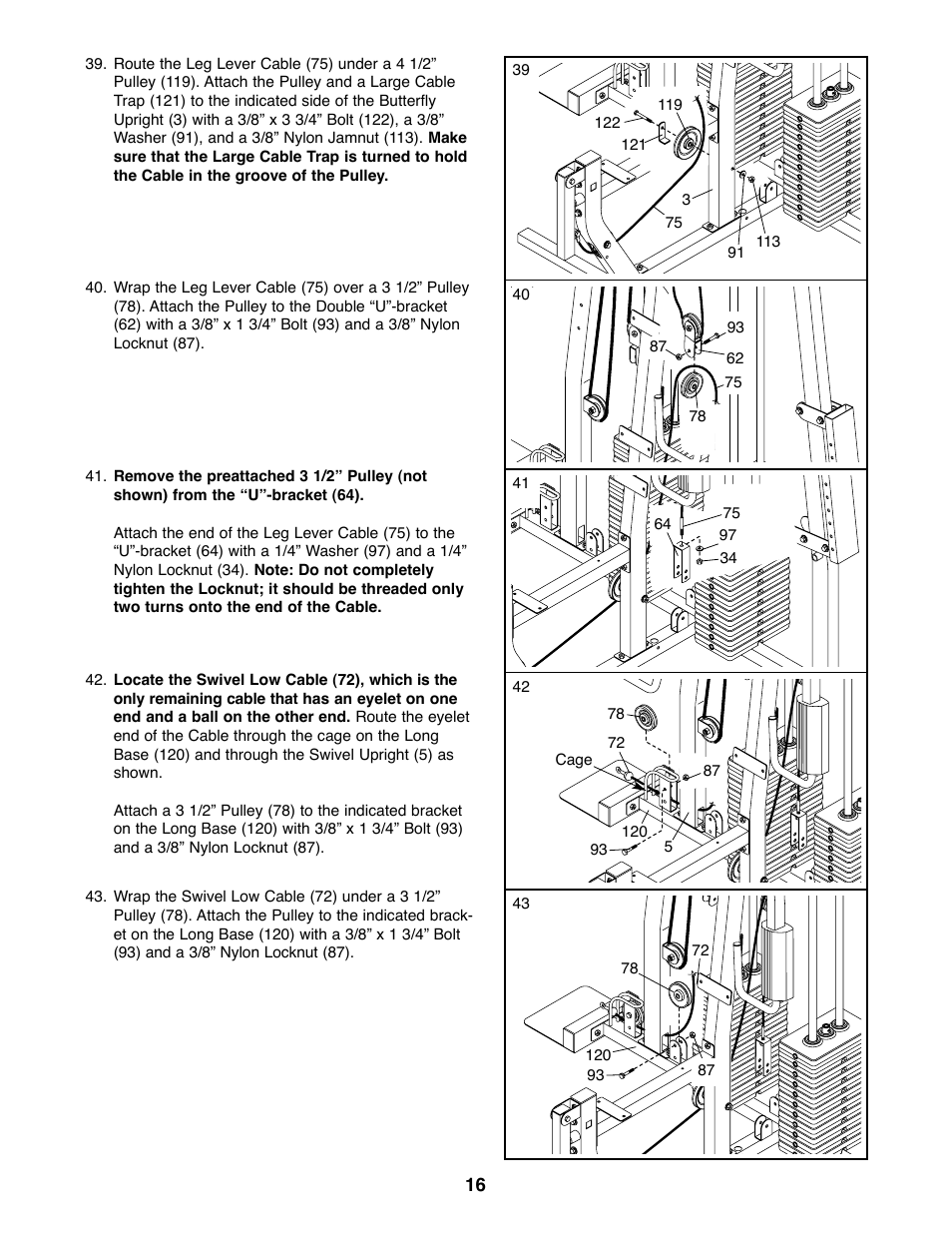 Weider 831.153930f User Manual | Page 16 / 35