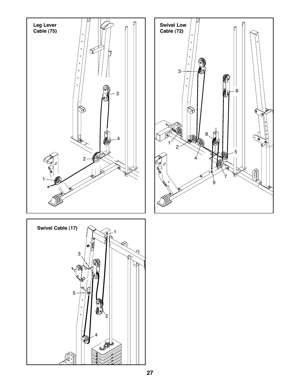 Weider 831.153930f User Manual | Page 27 / 35