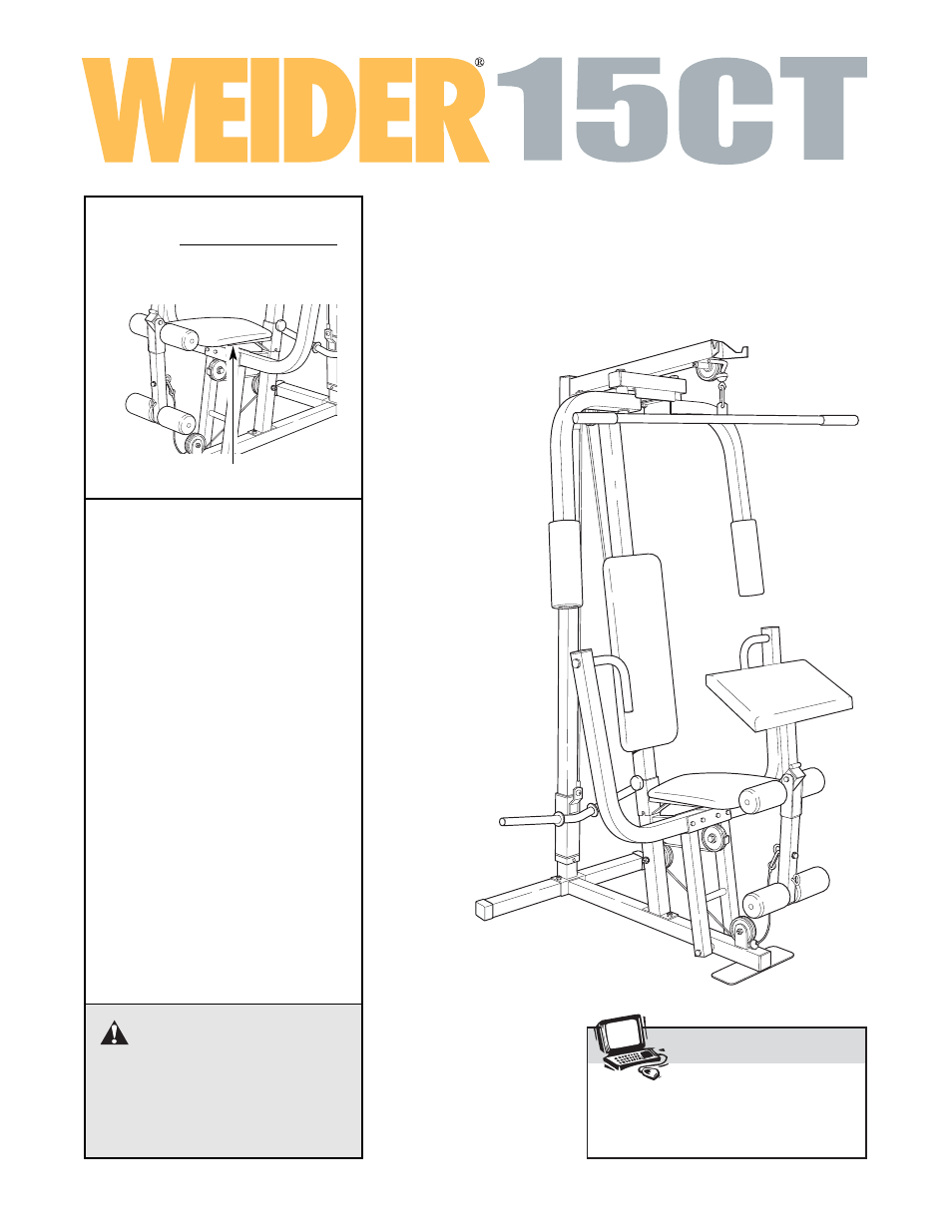 Weider WESY17011 User Manual | 27 pages