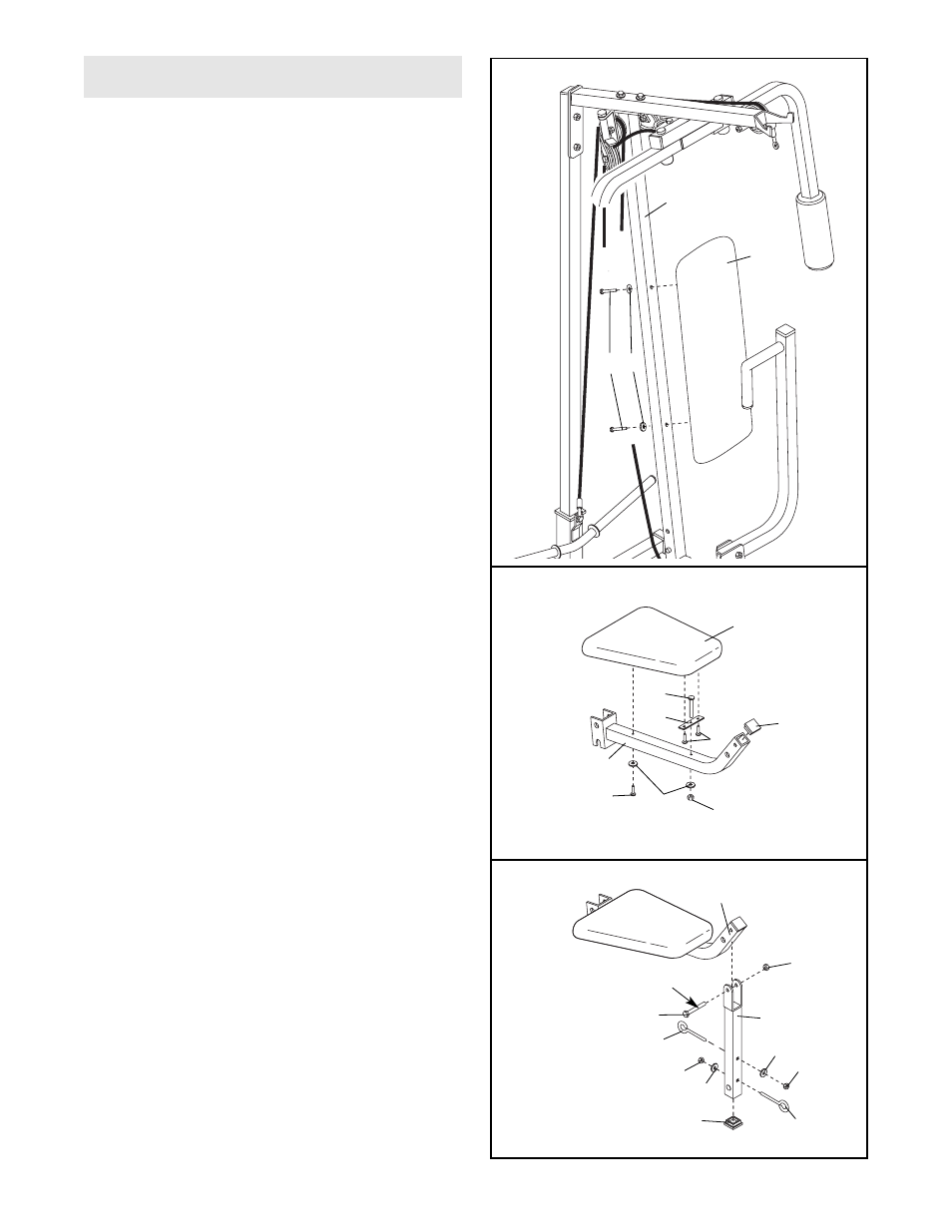 Seat assembly | Weider WESY17011 User Manual | Page 13 / 27