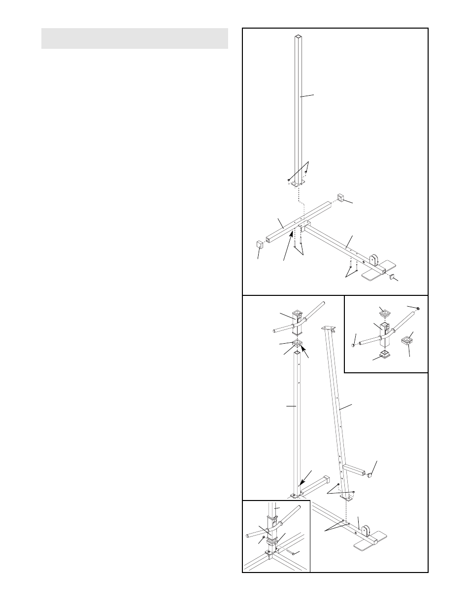 Frame assembly | Weider WESY17011 User Manual | Page 6 / 27