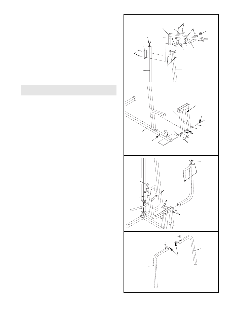 Arm assembly | Weider WESY17011 User Manual | Page 7 / 27